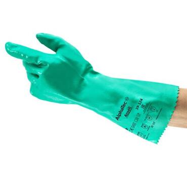 Handschoen Sol-Knit® 39-124 chemische bescherming groen